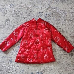 Traditional Chinese Patterned Silk/Satin Jacket Handmade Decorative